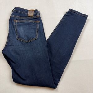 Aviator Womens Stretch Skinny Travel Jeans Size 29 Dark Wash Indigo Made in USA